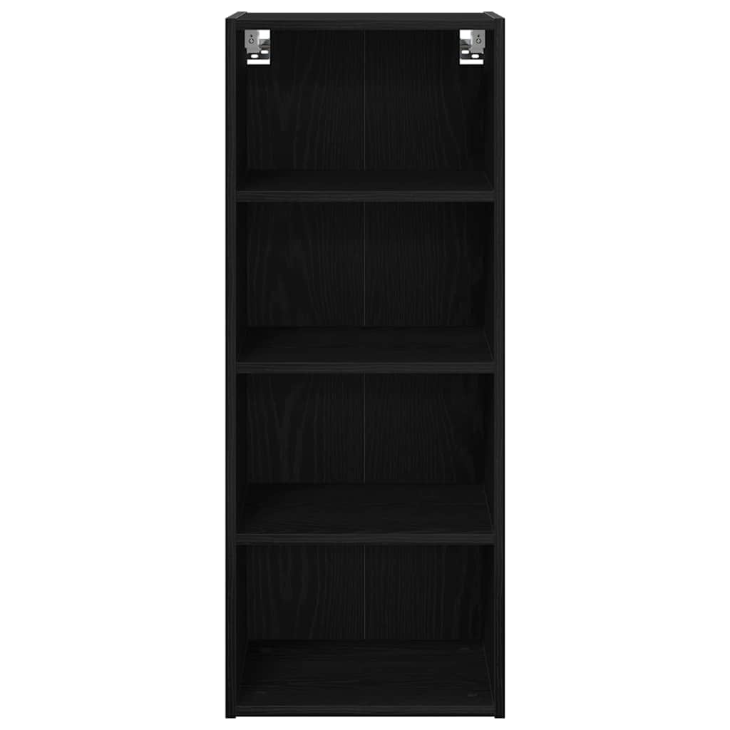 Függő szekrény Fekete tölgy 40 x 29,5 x 100 cm Szerelt Fa