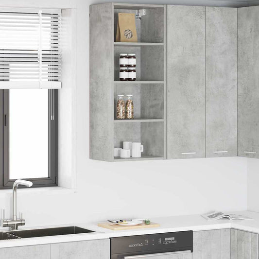 Függő szekrény Beton Szürke 40 x 29,5 x 100 cm Faanyag