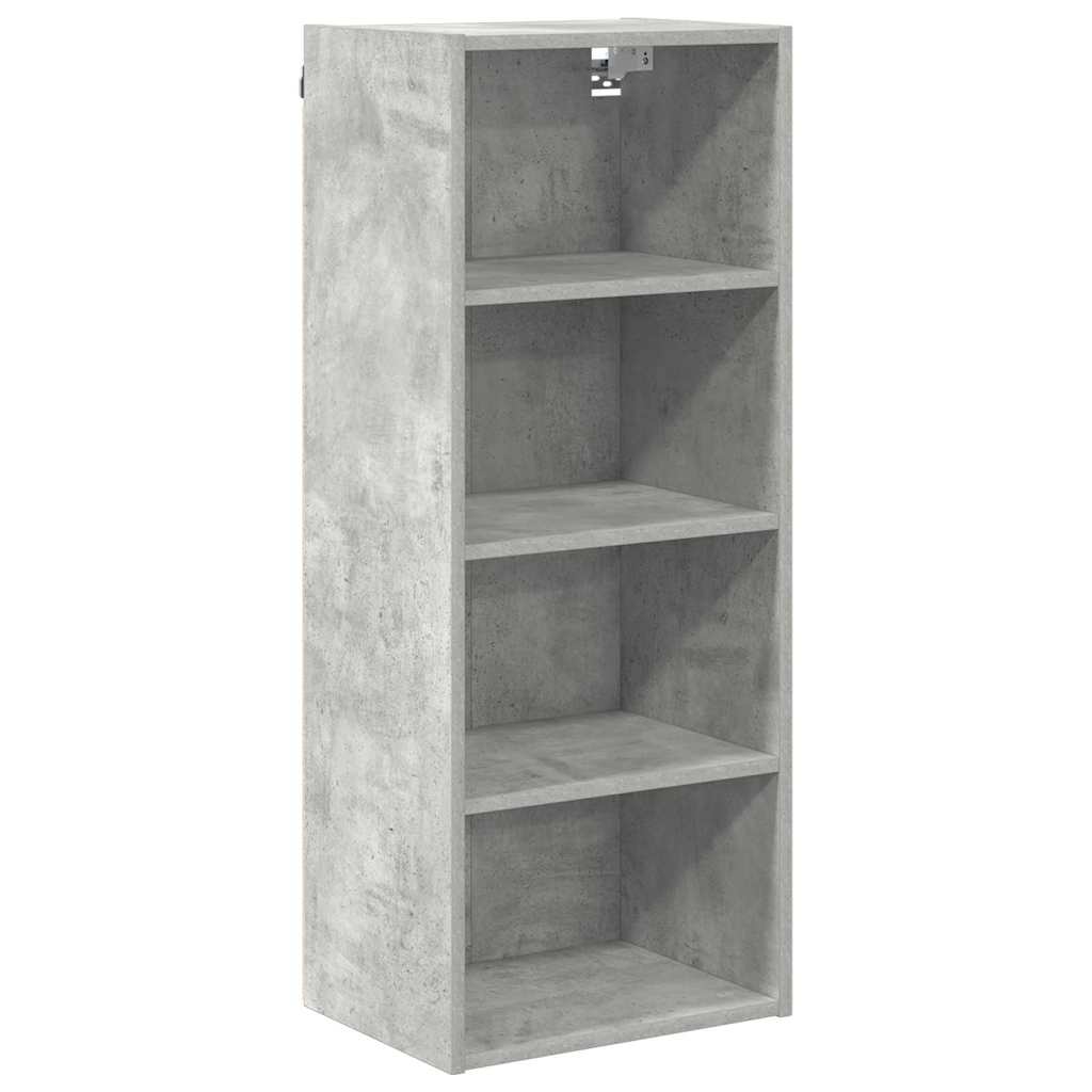 Függő szekrény Beton Szürke 40 x 29,5 x 100 cm Szerelt Fa