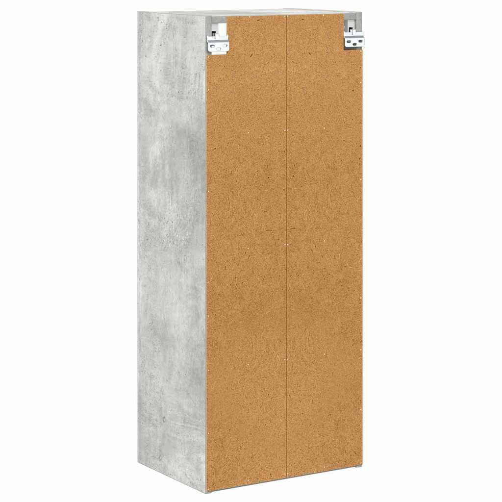 Függő szekrény Beton Szürke 40 x 29,5 x 100 cm Szerelt Fa