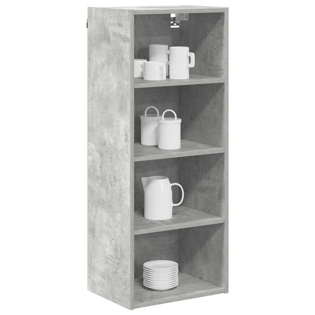 Függő szekrény Beton Szürke 40 x 29,5 x 100 cm Szerelt Fa