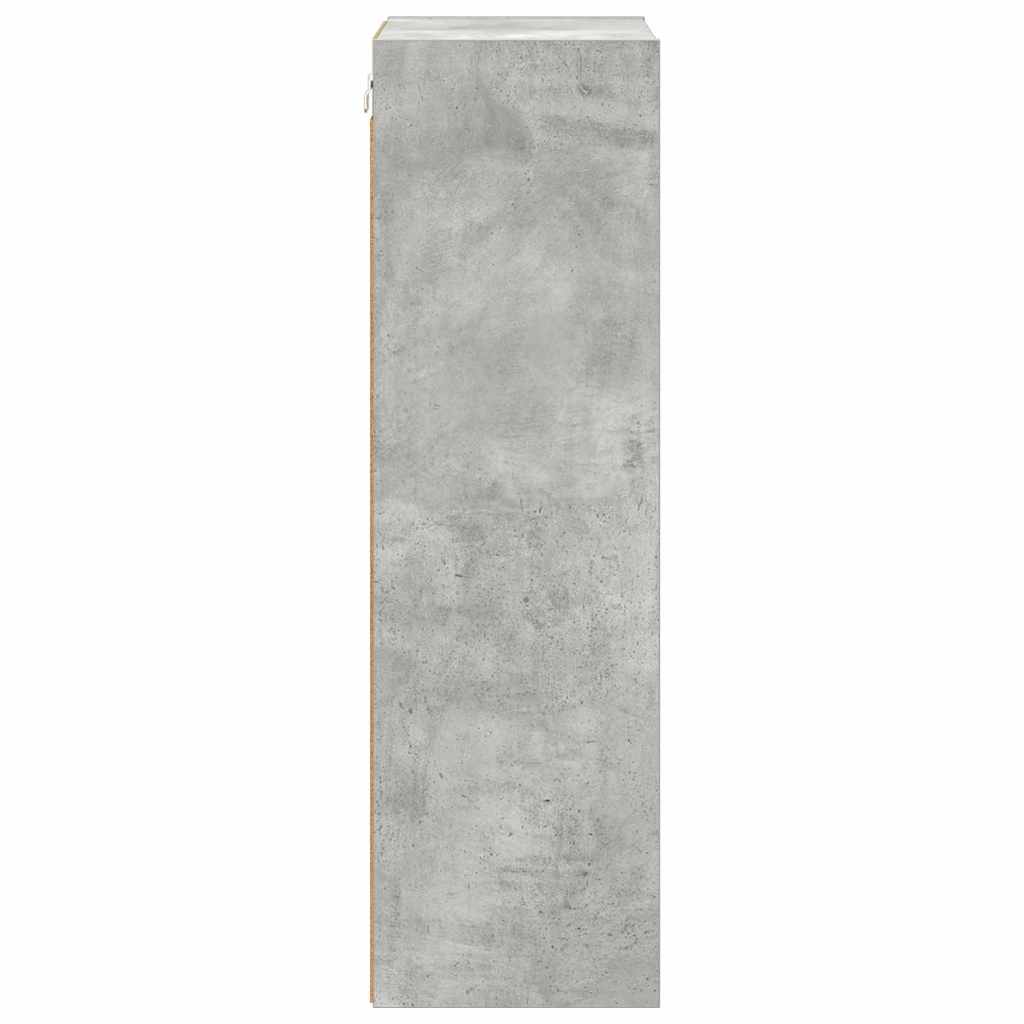 Függő szekrény Beton Szürke 40 x 29,5 x 100 cm Szerelt Fa