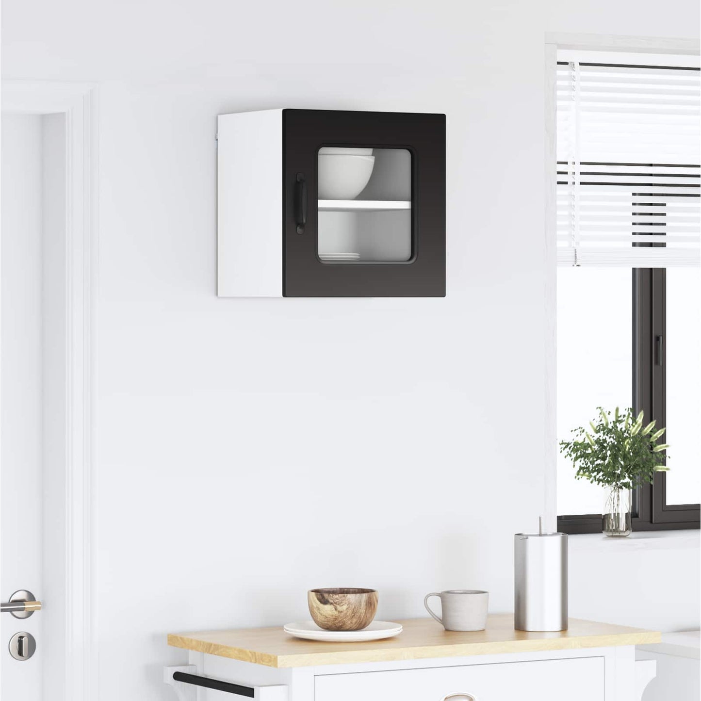 Mosogatógép panel Kalmar Fekete 40 x 31 x 40 cm Faanyag