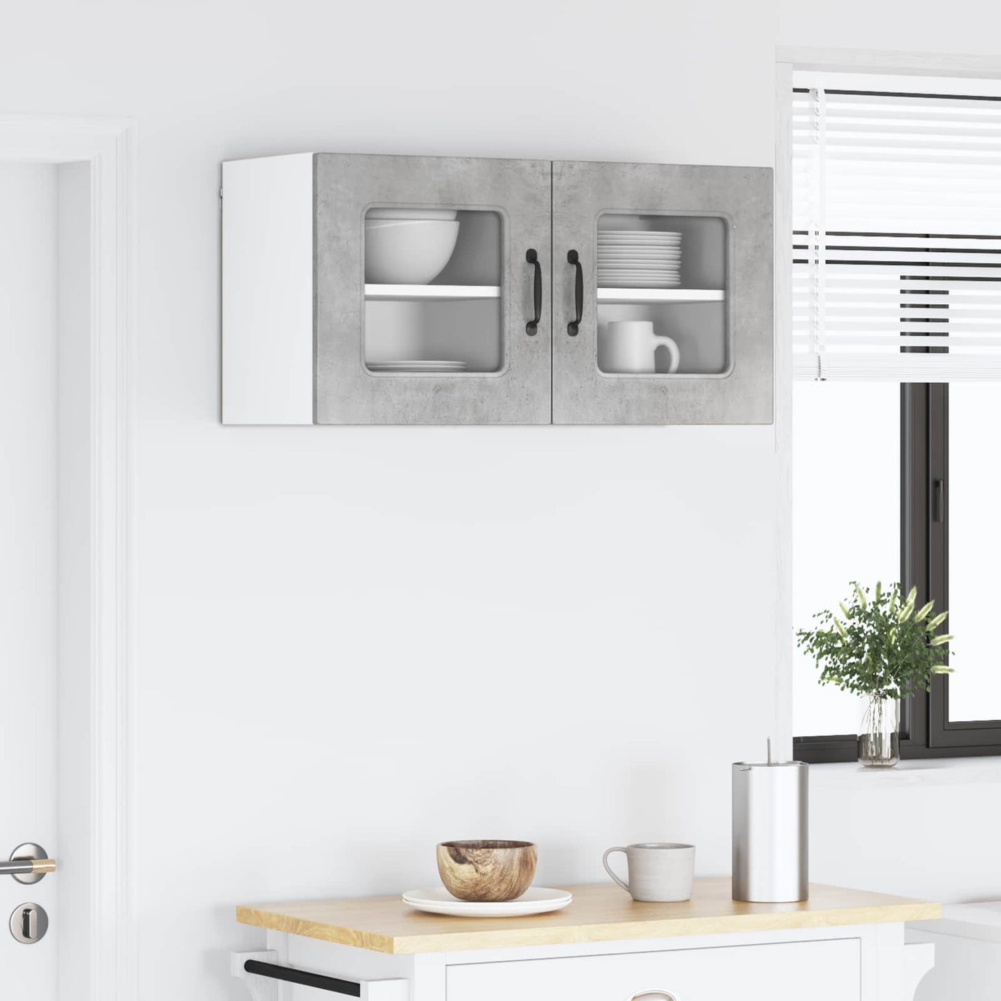 Mosogatógép panel Kalmar 2 pcs Beton Szürke Szerelt Fa