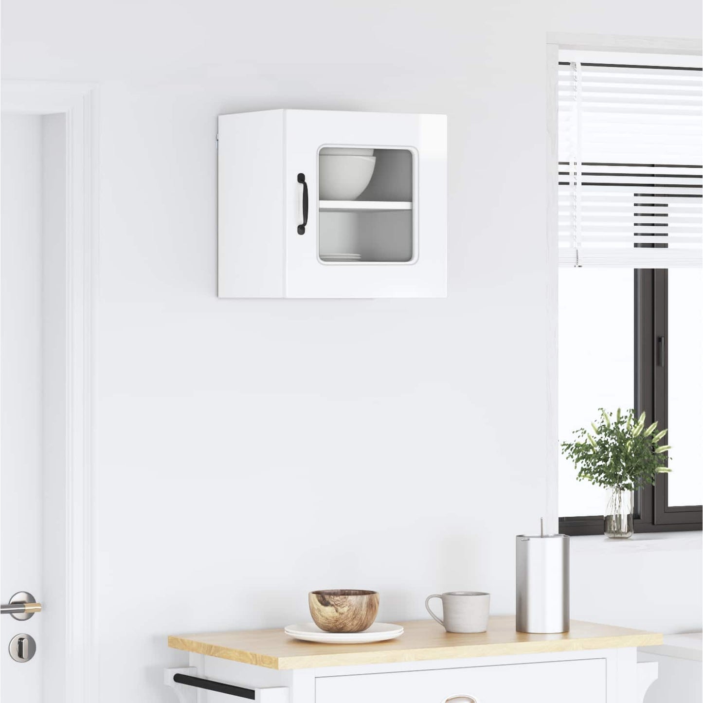 Mosogatógép panel Kalmar Magas Fényű Fehér 40 x 31 x 40 cm