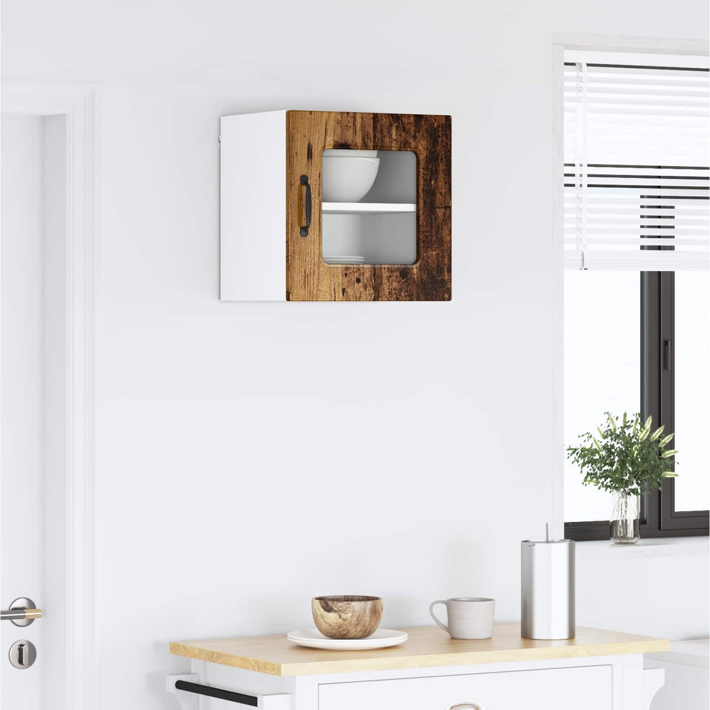 Mosogatógép panel Kalmar Öreg fa 40 x 31 x 40 cm Szerelt Fa