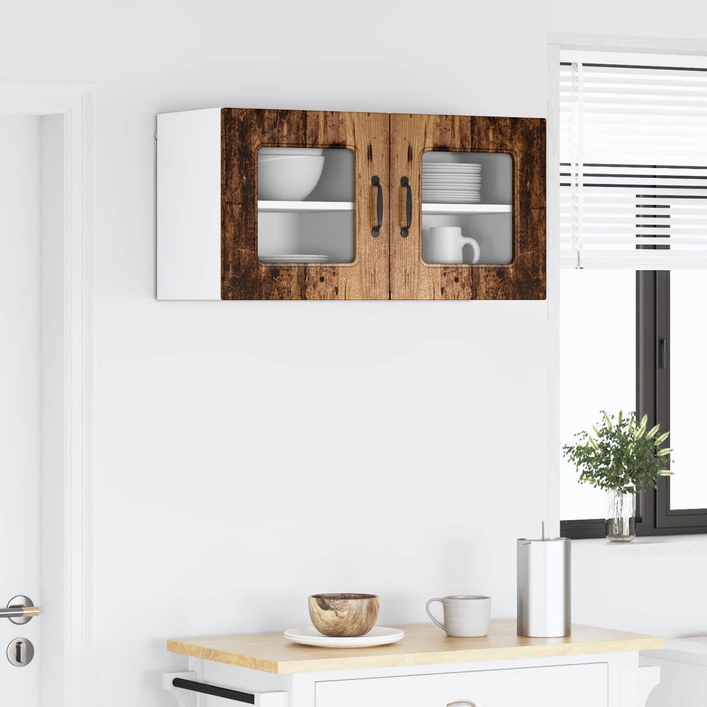 Mosogatógép panel Kalmar 2 pcs Öreg fa 40 x 31 x 40 cm Faanyag