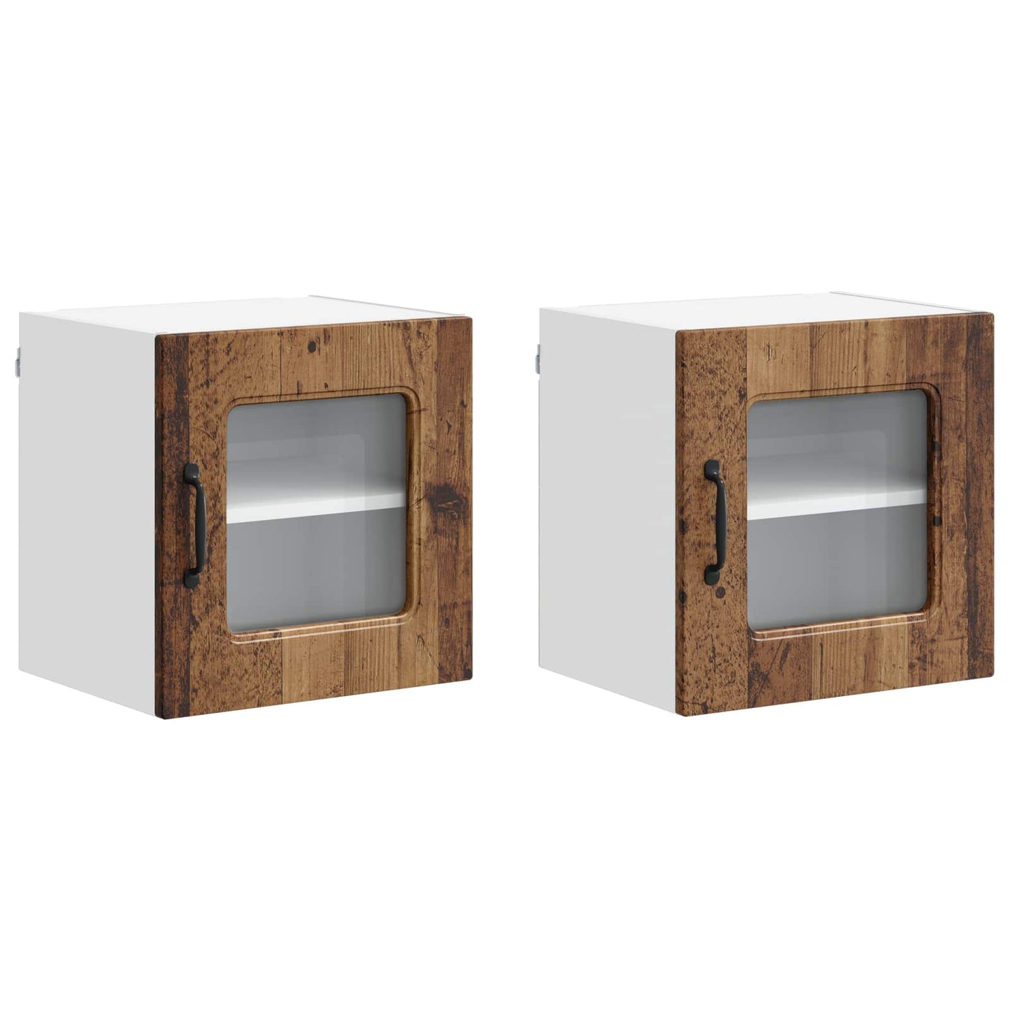 Mosogatógép panel Kalmar 2 pcs Öreg fa 40 x 31 x 40 cm Faanyag