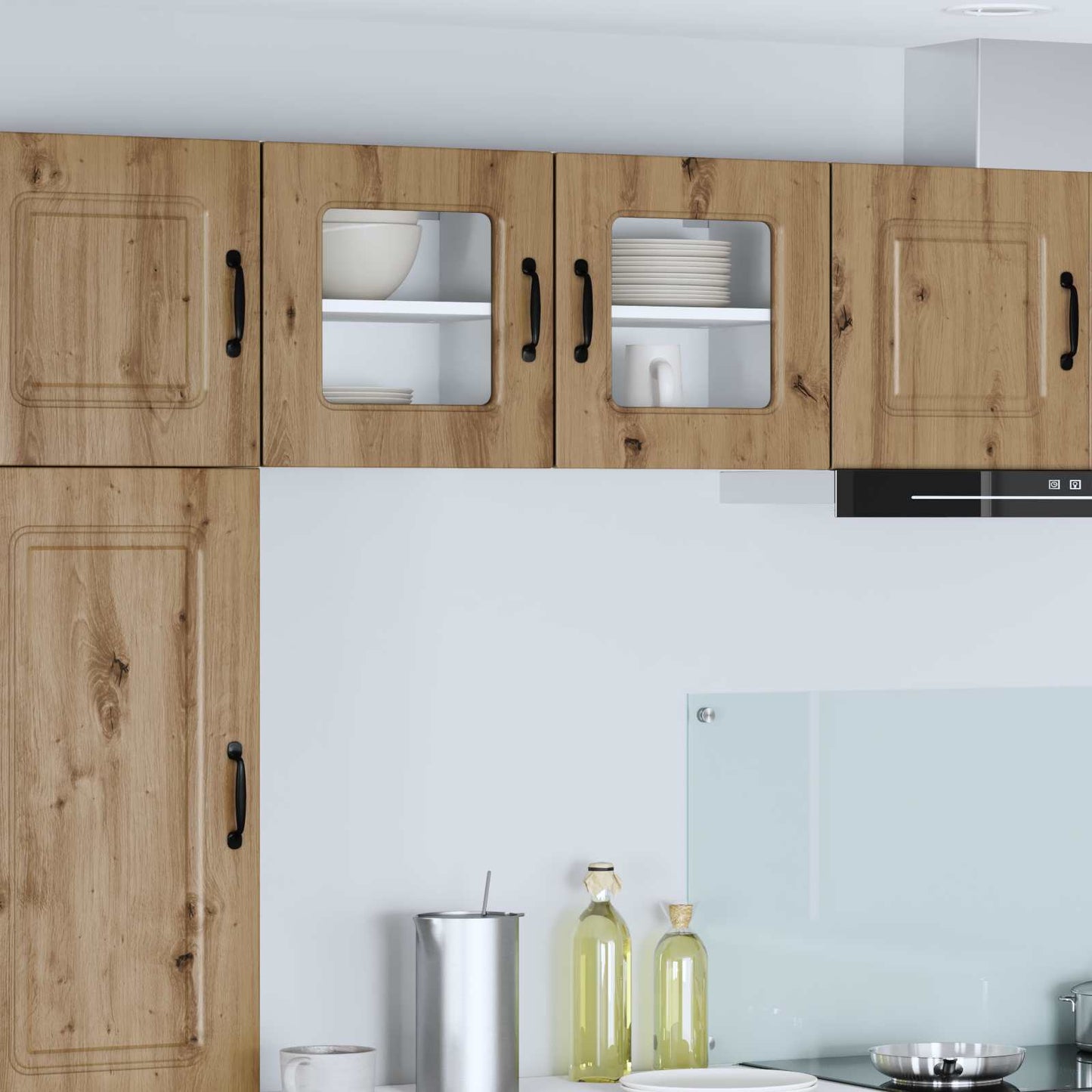 Mosogatógép panel Kalmar 2 pcs Artisan tölgy Szerelt Fa