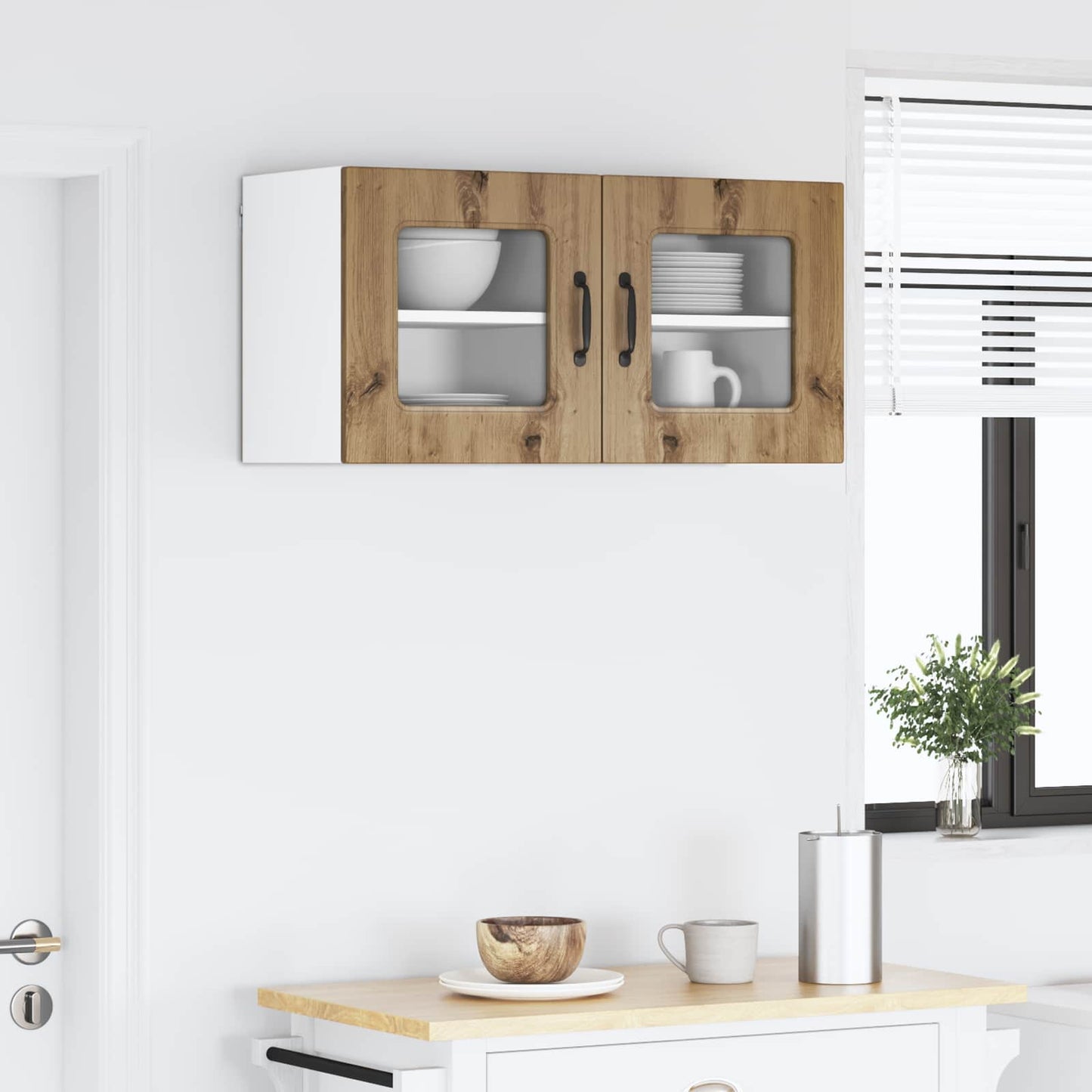 Mosogatógép panel Kalmar 2 pcs Artisan tölgy Szerelt Fa