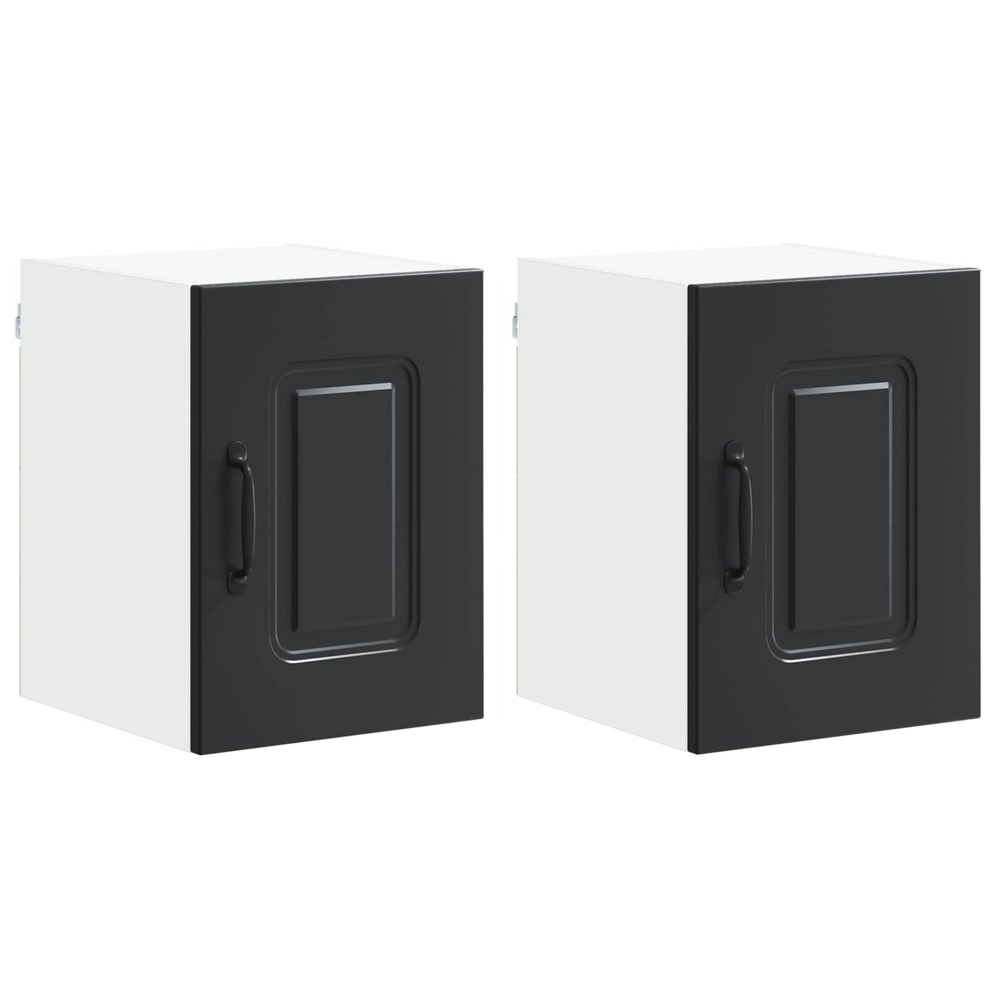 Mosogatógép panel Kalmar 2 pcs Fekete Szerelt Fa