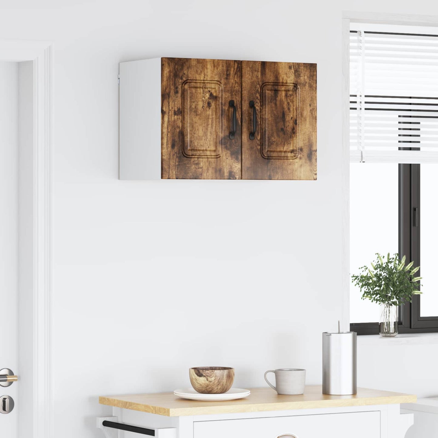 Mosogatógép panel Kalmar 2 pcs Füstölt tölgy Szerelt Fa