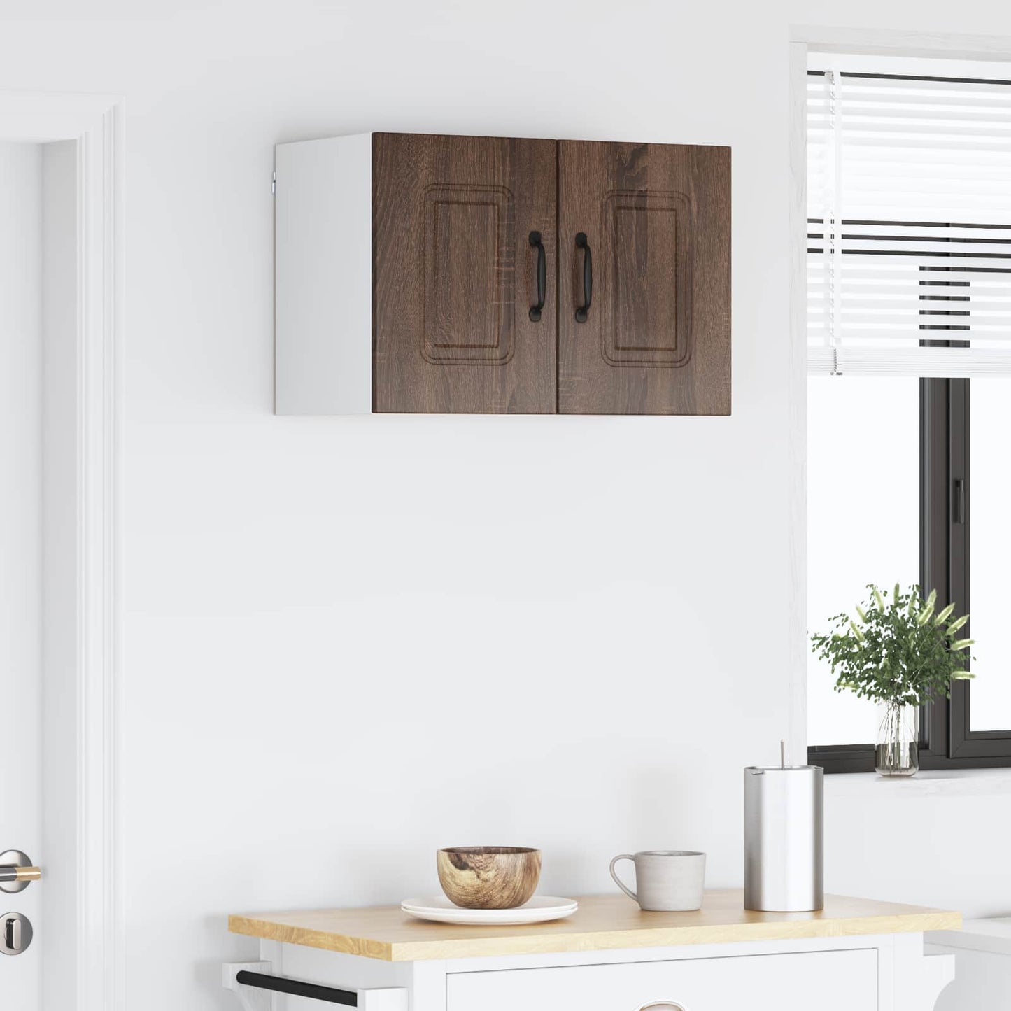 Mosogatógép panel Kalmar 2 pcs Barna Tölgy Szerelt Fa