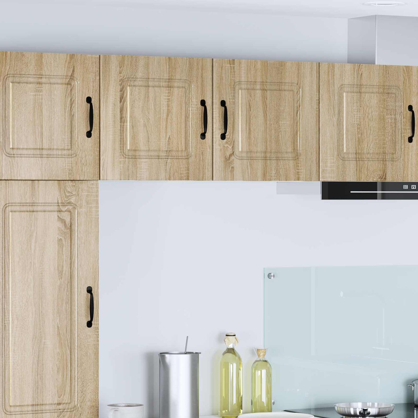 Mosogatógép panel Kalmar 2 pcs Sonoma tölgy Szerelt Fa