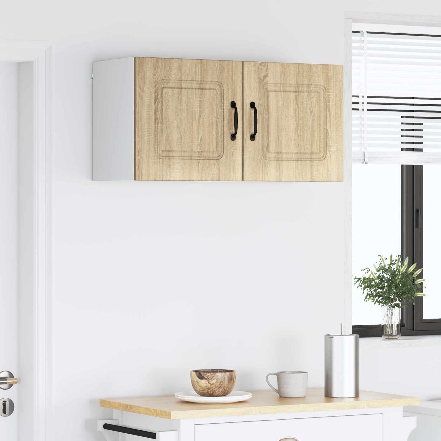 Mosogatógép panel Kalmar 2 pcs Sonoma tölgy Szerelt Fa