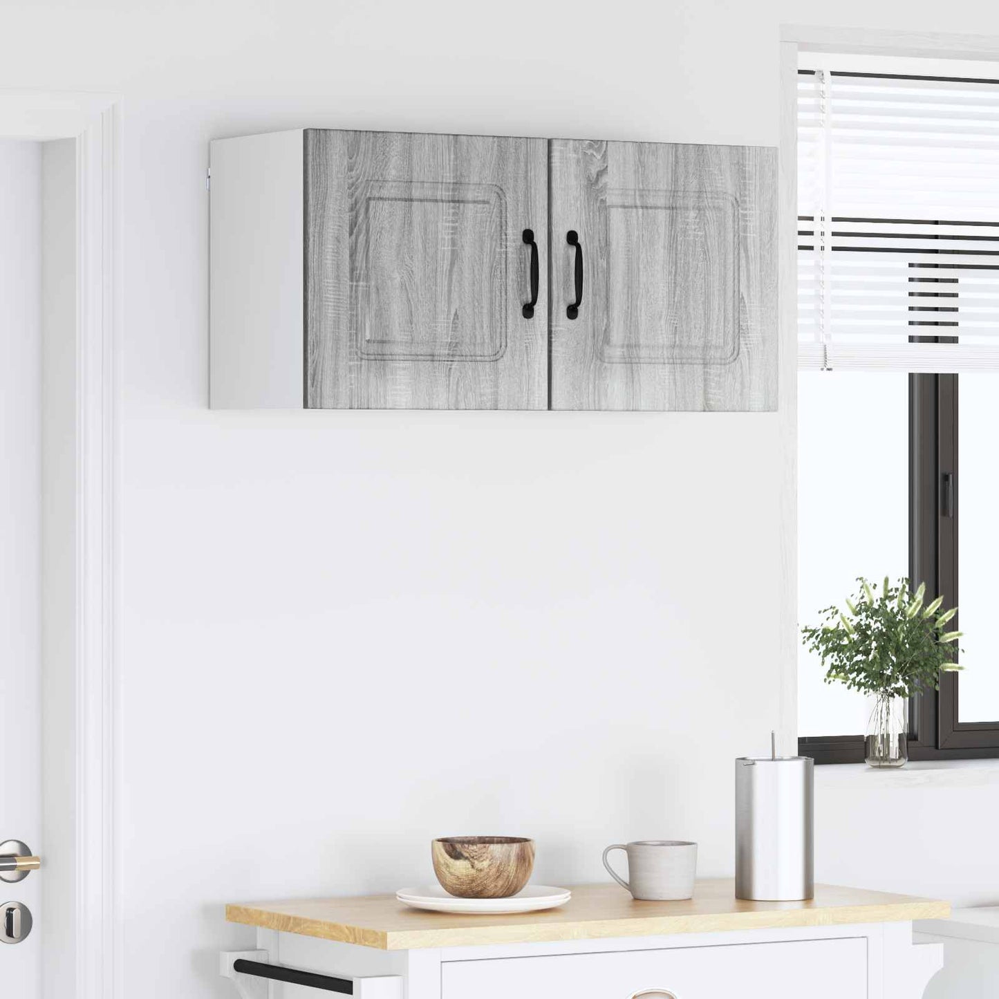 Mosogatógép panel Kalmar 2 pcs Szürke Sonoma Szerelt Fa