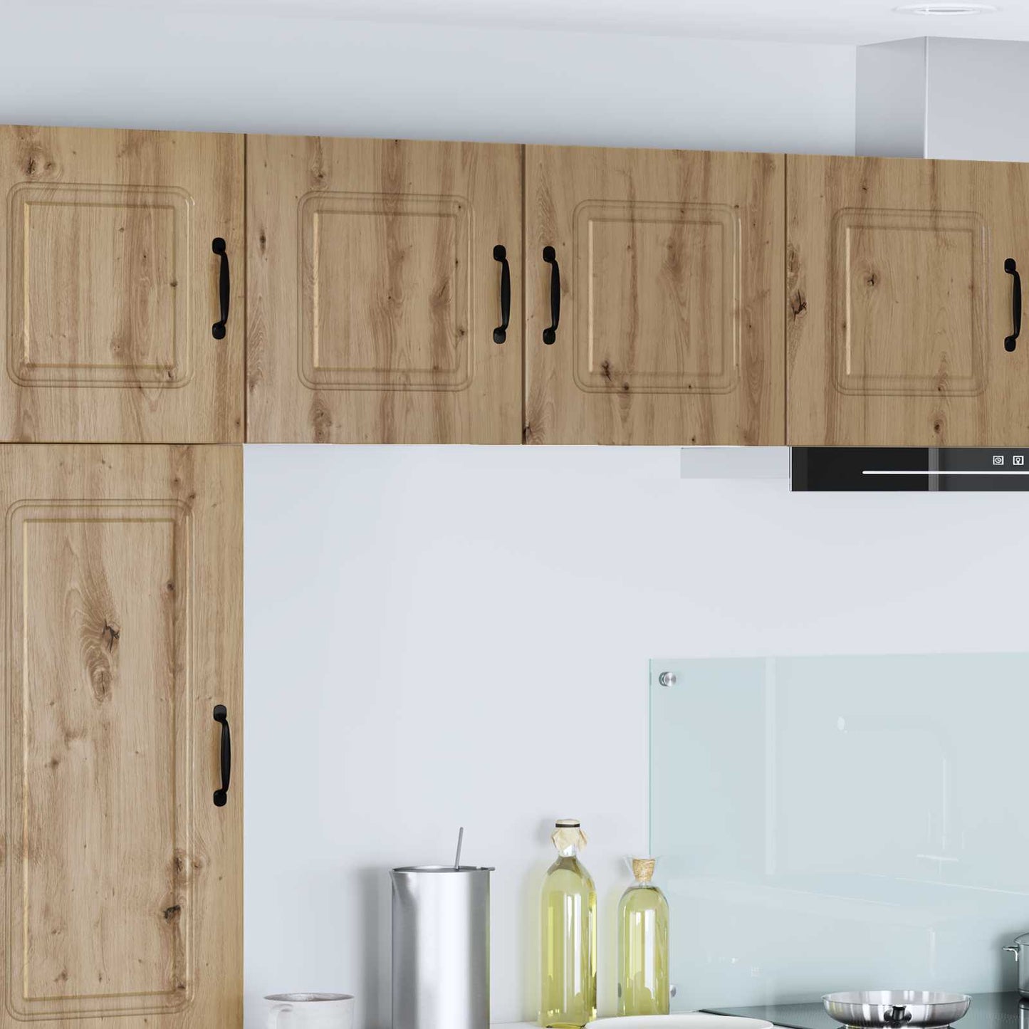 Mosogatógép panel Kalmar 2 pcs Artisan tölgy Szerelt Fa