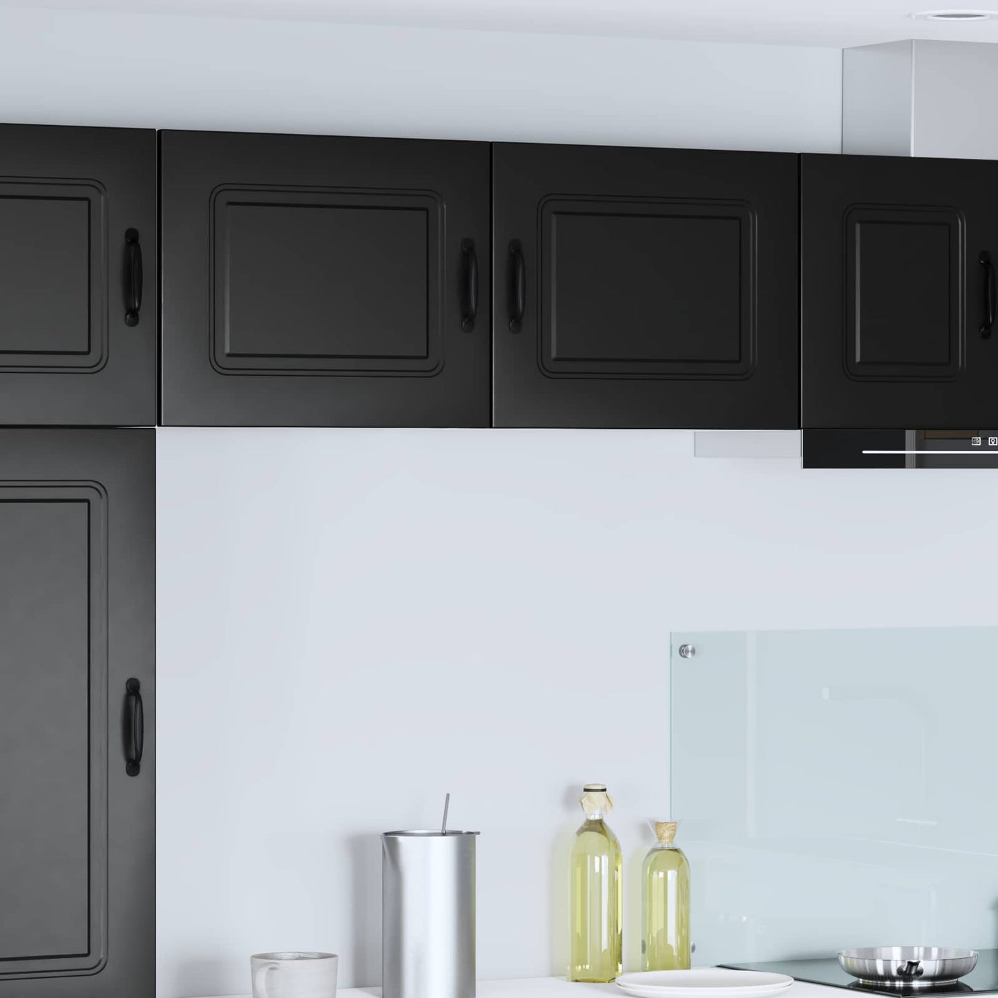 Mosogatógép panel Kalmar Fekete 50 x 31 x 40 cm Faanyag