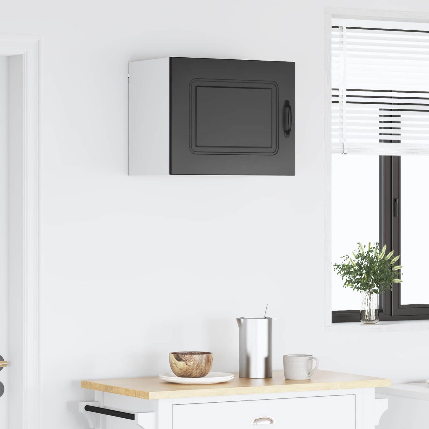 Mosogatógép panel Kalmar Fekete 50 x 31 x 40 cm Faanyag