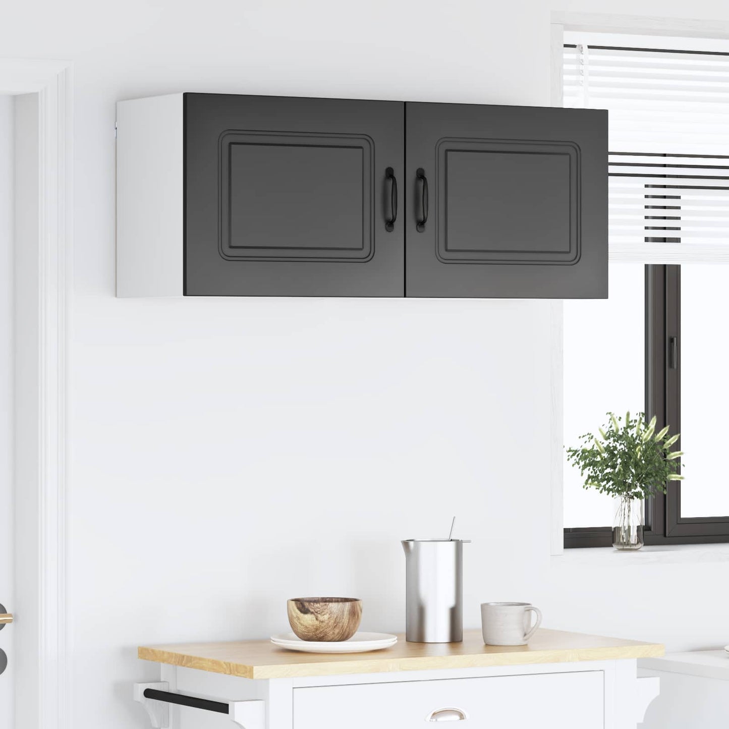 Mosogatógép panel Kalmar 2 pcs Fekete 50 x 31 x 40 cm Faanyag