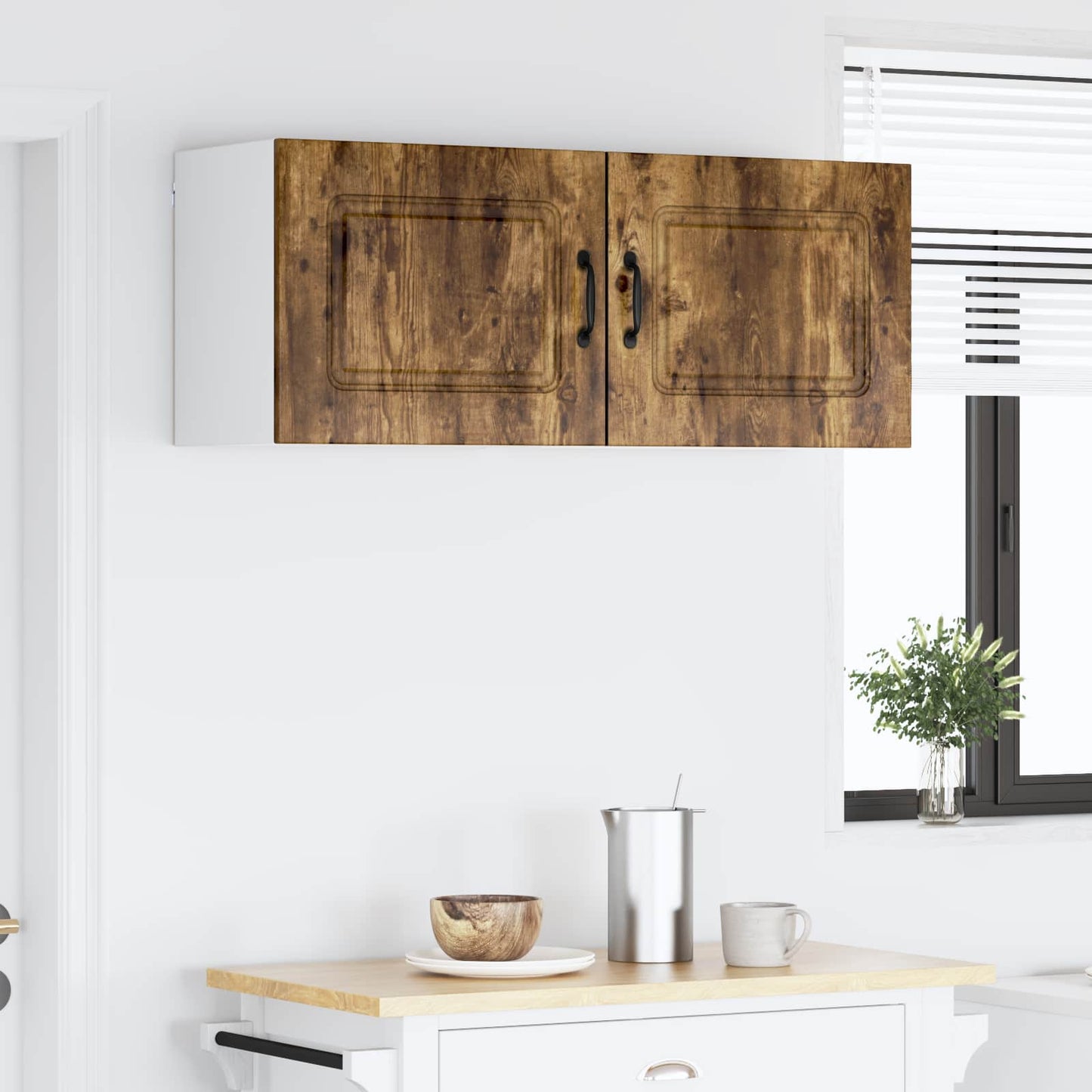 Mosogatógép panel Kalmar 2 pcs Füstölt tölgy Szerelt Fa