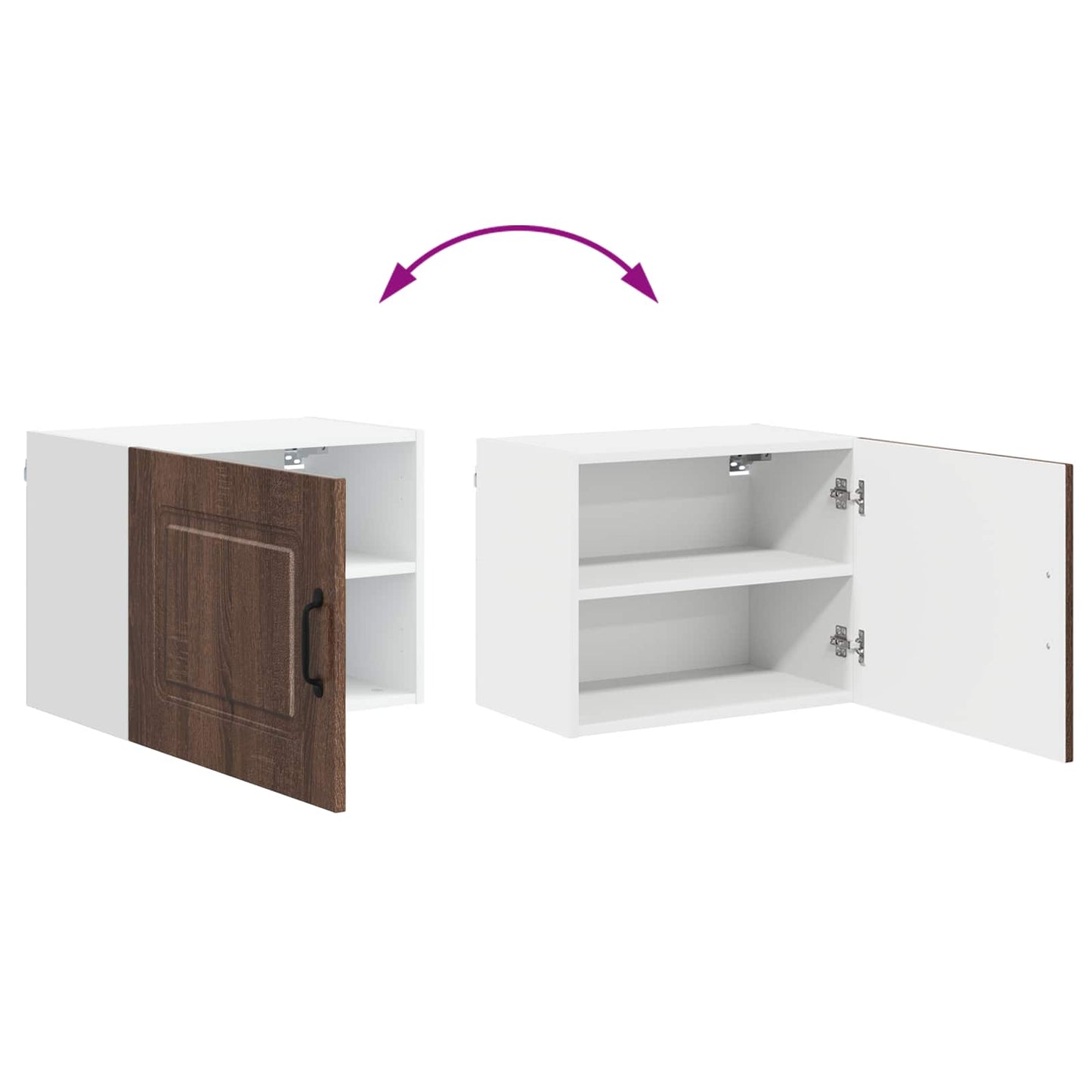 Mosogatógép panel Kalmar Barna Tölgy 50 x 31 x 40 cm Szerelt Fa