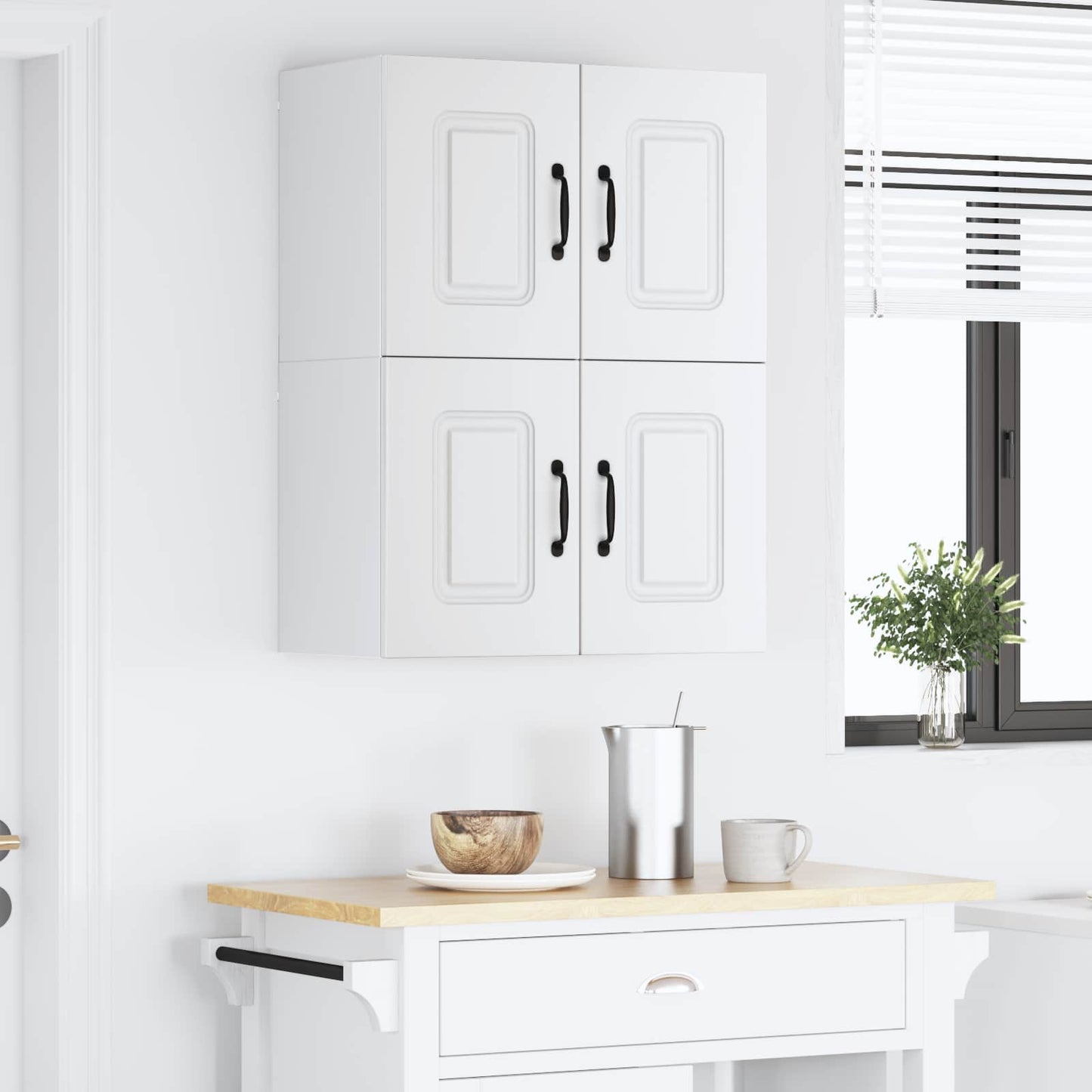 Mosogatógép panel Kalmar 2 pcs Fehér 60 x 31 x 40 cm Faanyag