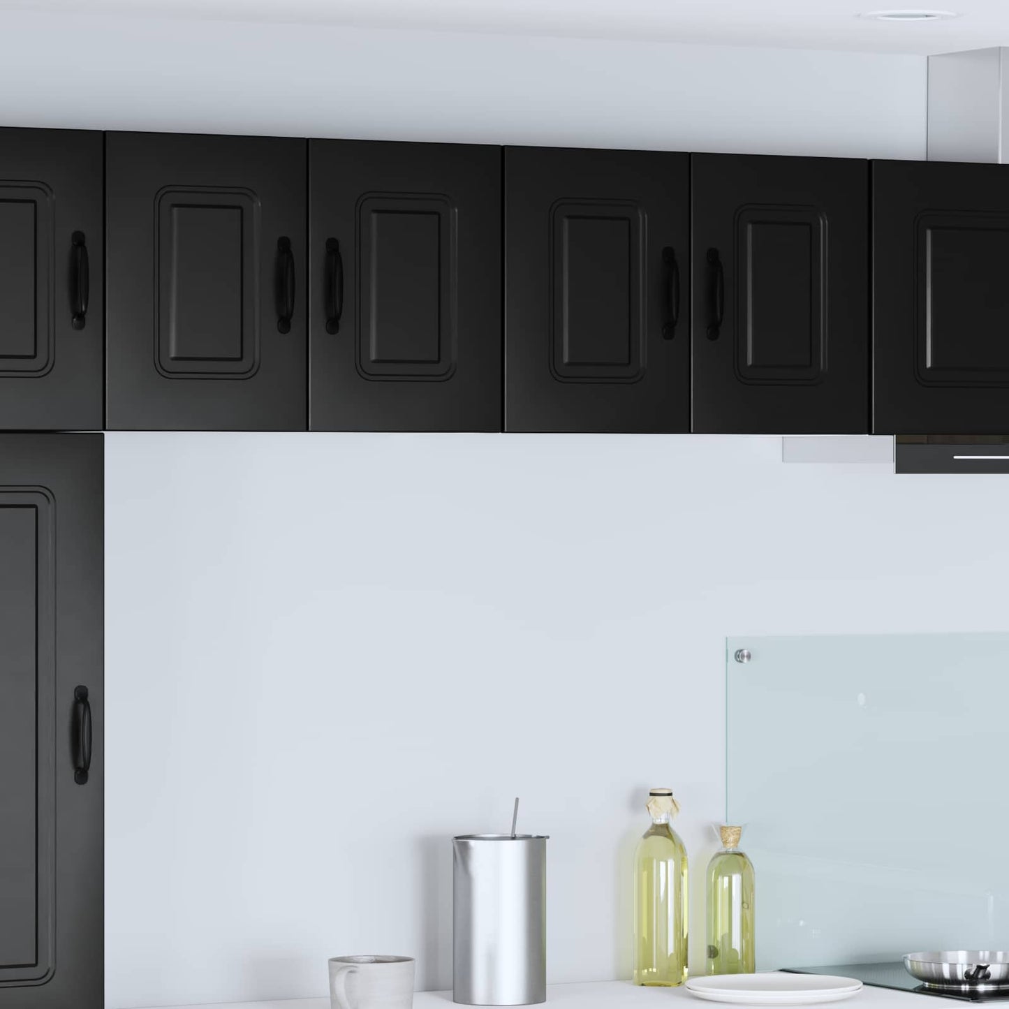 Mosogatógép panel Kalmar Fekete 60 x 31 x 40 cm Faanyag