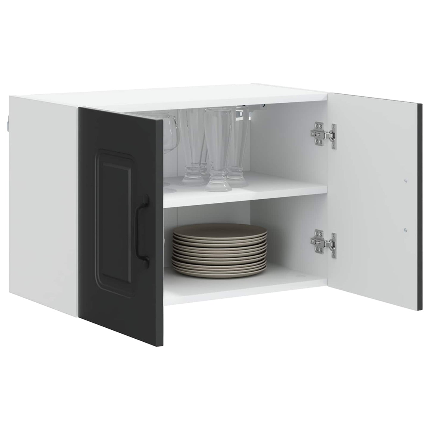 Mosogatógép panel Kalmar Fekete 60 x 31 x 40 cm Faanyag