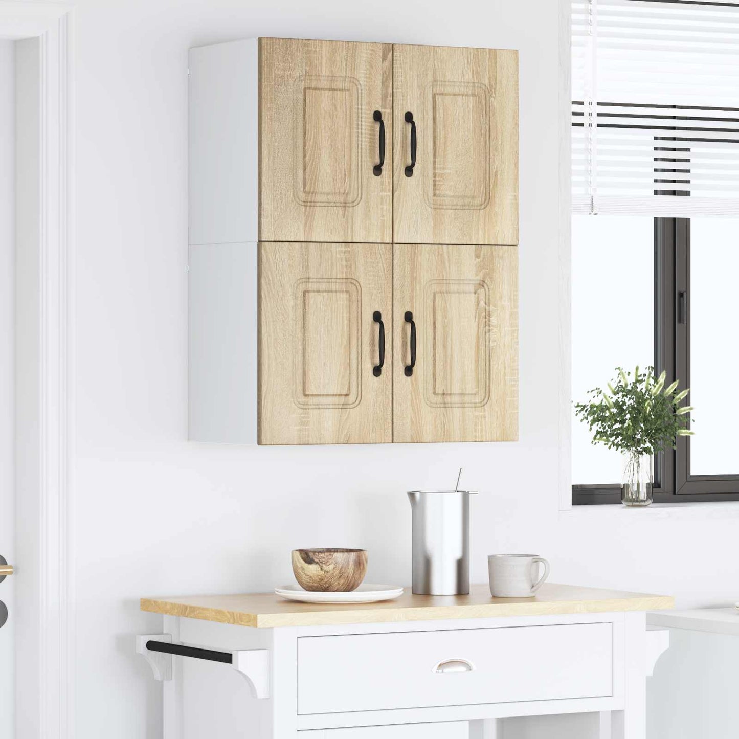 Mosogatógép panel Kalmar 2 pcs Sonoma tölgy Szerelt Fa
