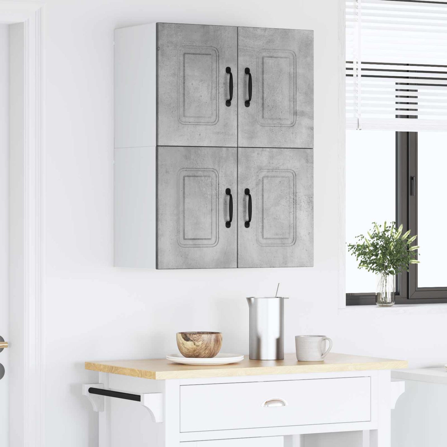 Mosogatógép panel Kalmar 2 pcs Beton Szürke Szerelt Fa