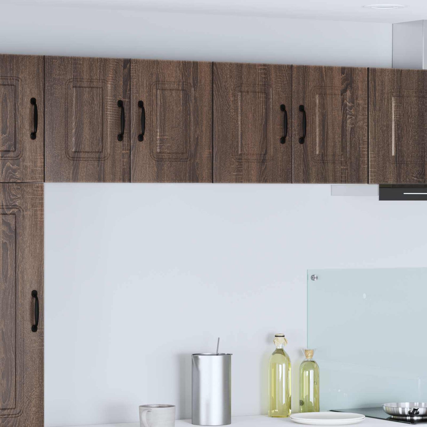 Mosogatógép panel Kalmar 2 pcs Barna Tölgy Szerelt Fa