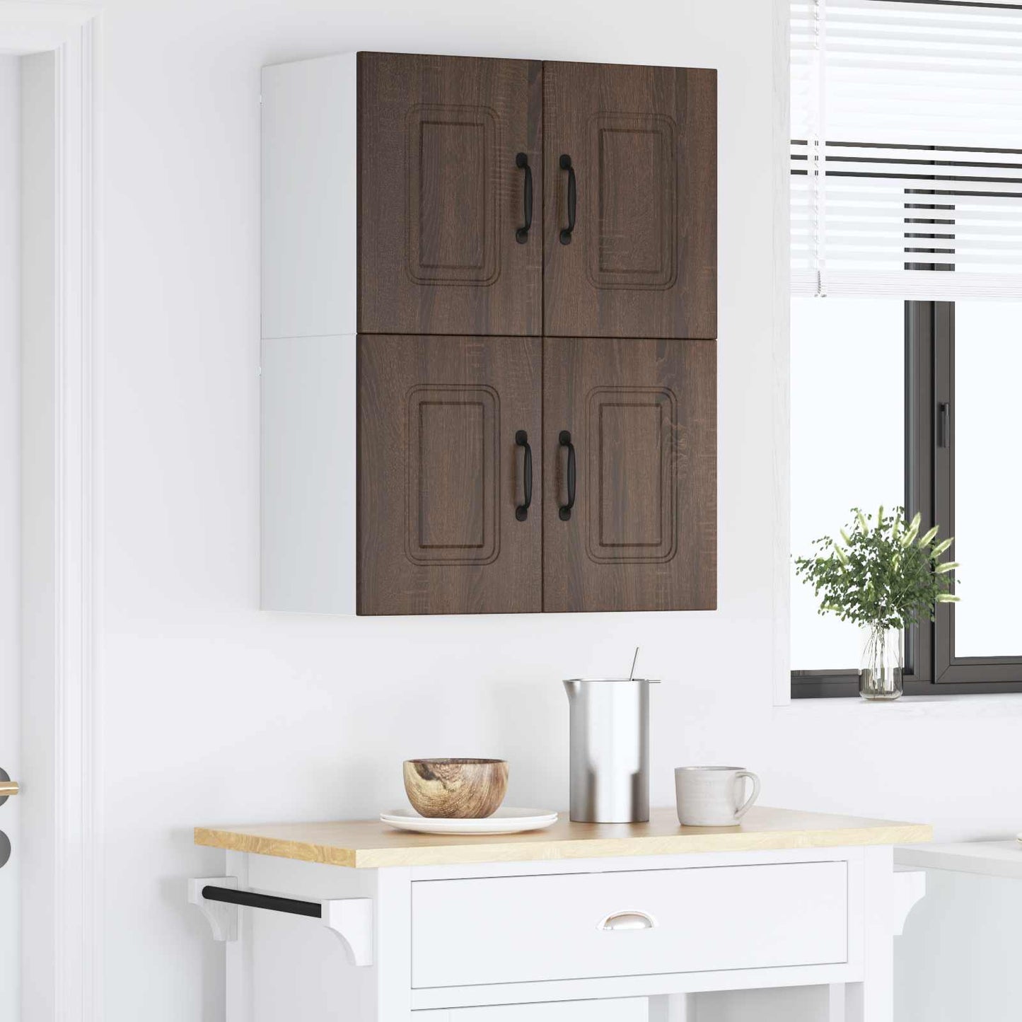 Mosogatógép panel Kalmar 2 pcs Barna Tölgy Szerelt Fa