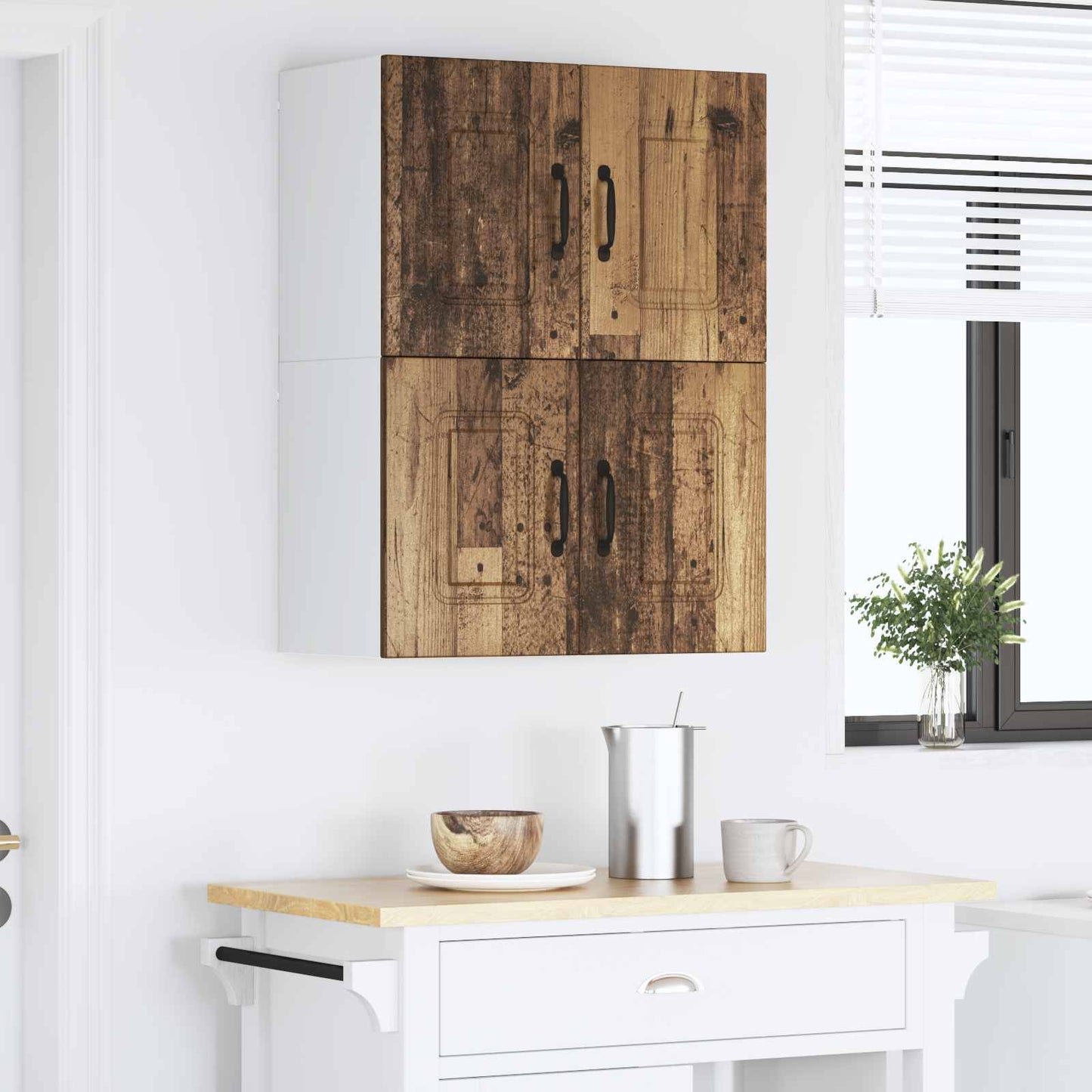 Mosogatógép panel Kalmar 2 pcs Öreg fa 60 x 31 x 40 cm Faanyag