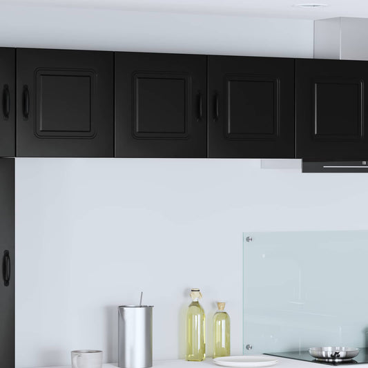 Mosogatógép panel Kalmar Fekete 80 x 31 x 40 cm Faanyag