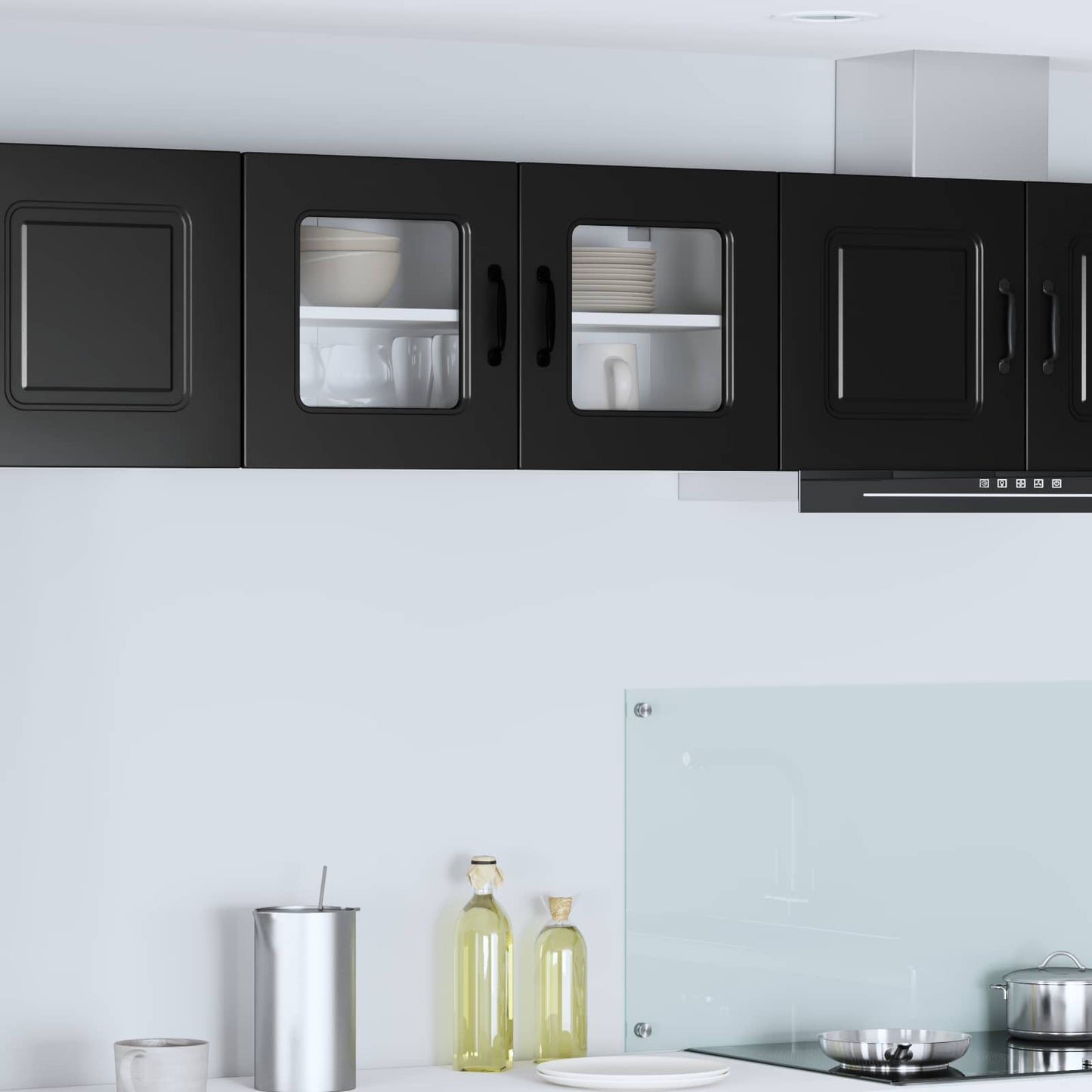 Mosogatógép panel Kalmar Fekete 80 x 31 x 40 cm Faanyag