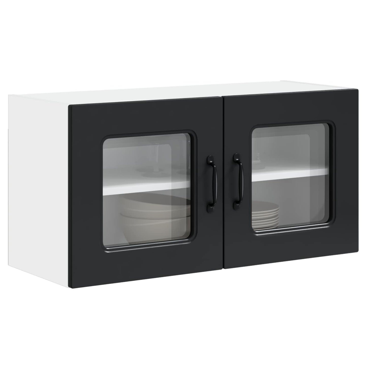 Mosogatógép panel Kalmar Fekete 80 x 31 x 40 cm Faanyag