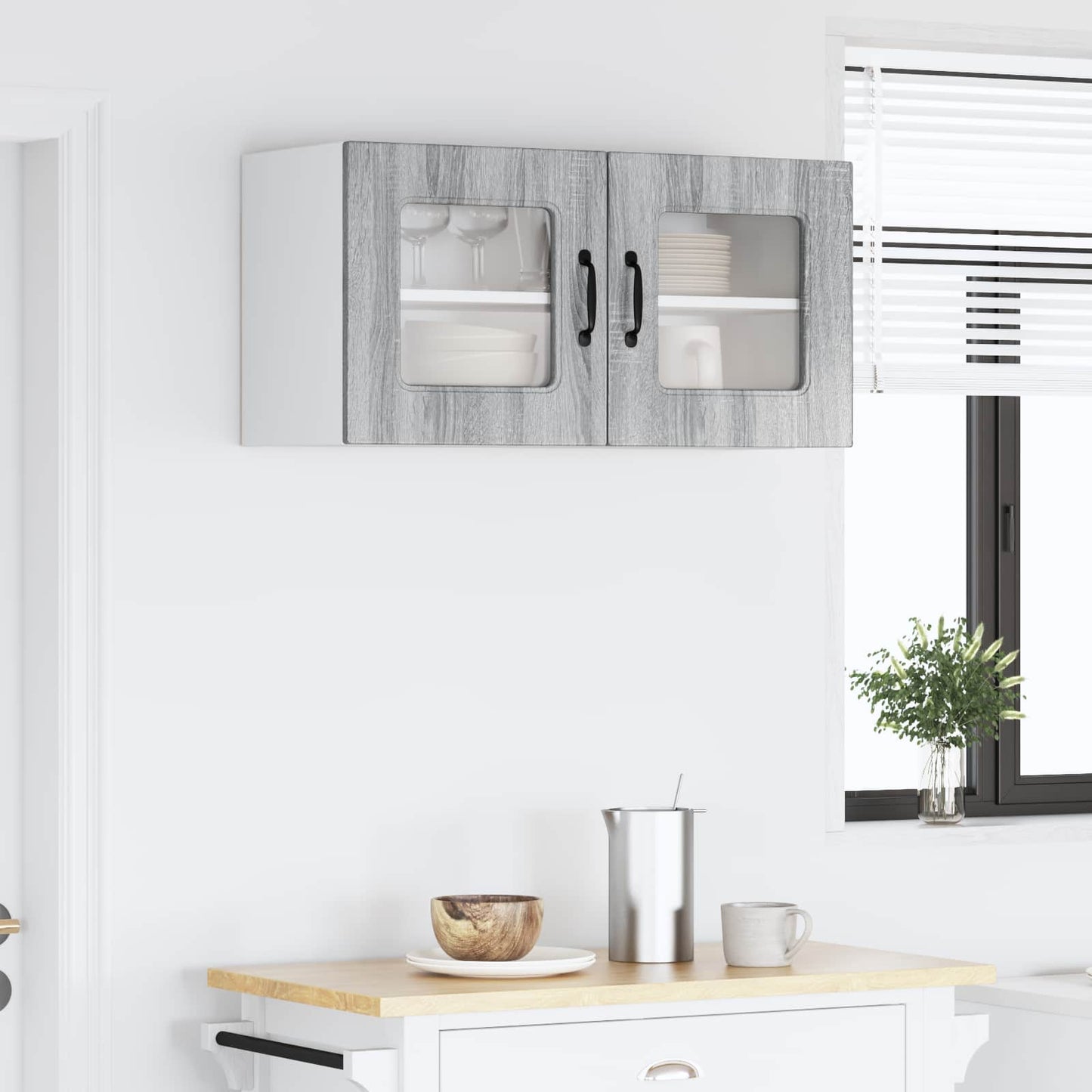 Mosogatógép panel Kalmar Szürke Sonoma 80 x 31 x 40 cm Faanyag