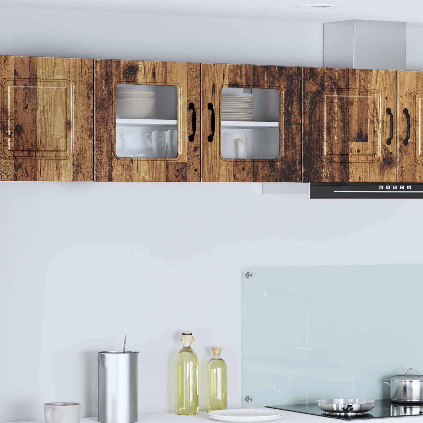 Mosogatógép panel Kalmar Öreg fa 80 x 31 x 40 cm Szerelt Fa