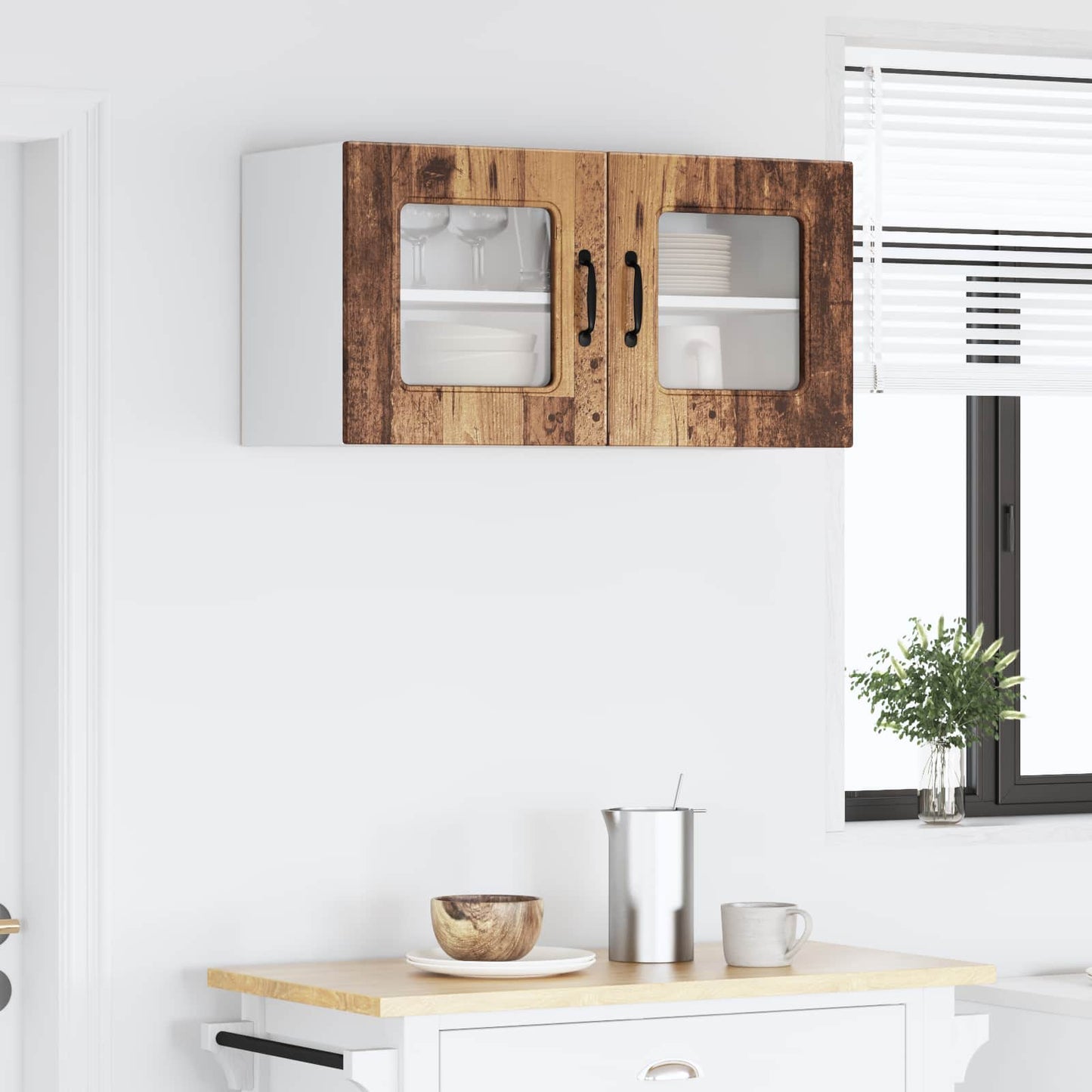 Mosogatógép panel Kalmar Öreg fa 80 x 31 x 40 cm Szerelt Fa