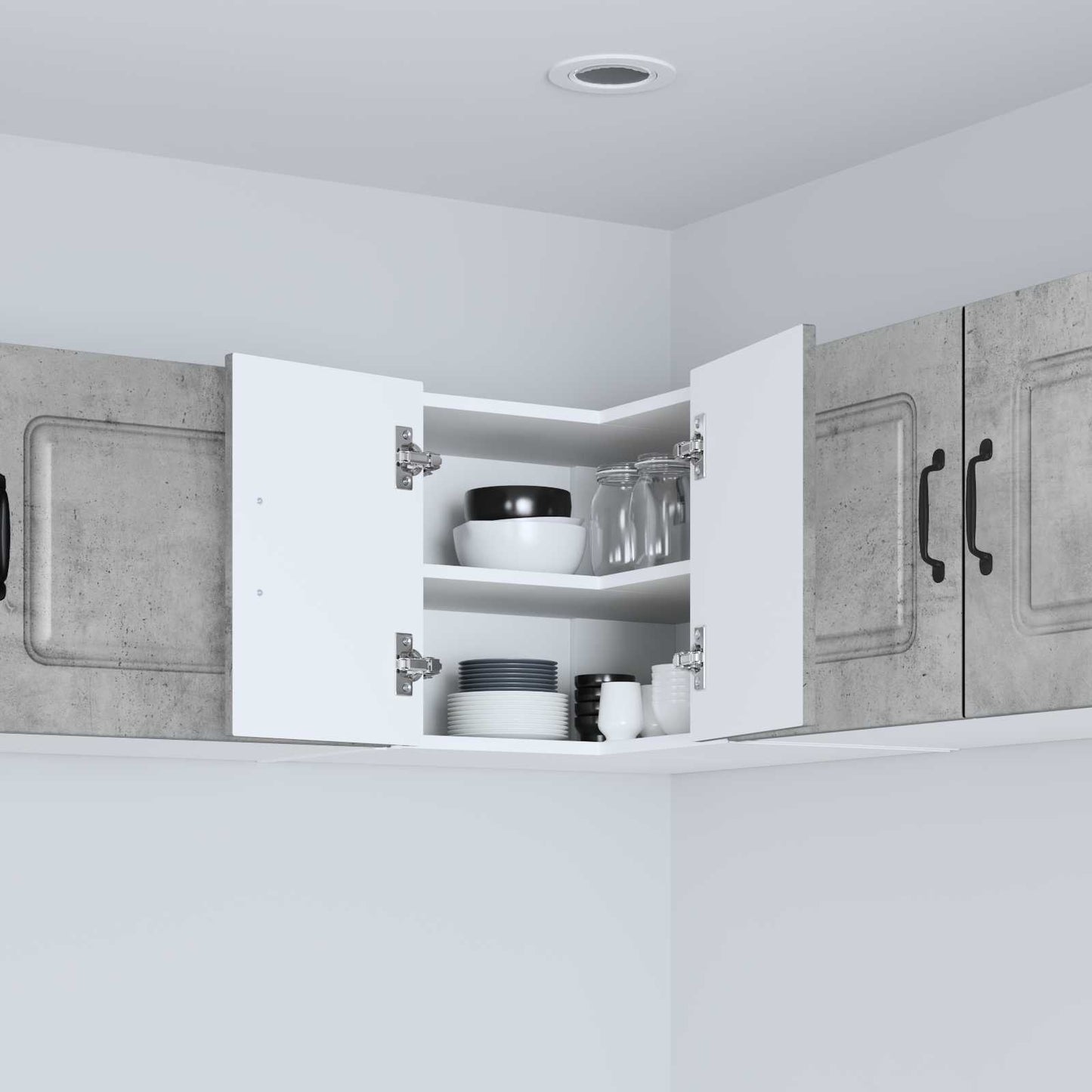 Mosogatógép panel Kalmar Beton Szürke 57 x 57 x 40 cm