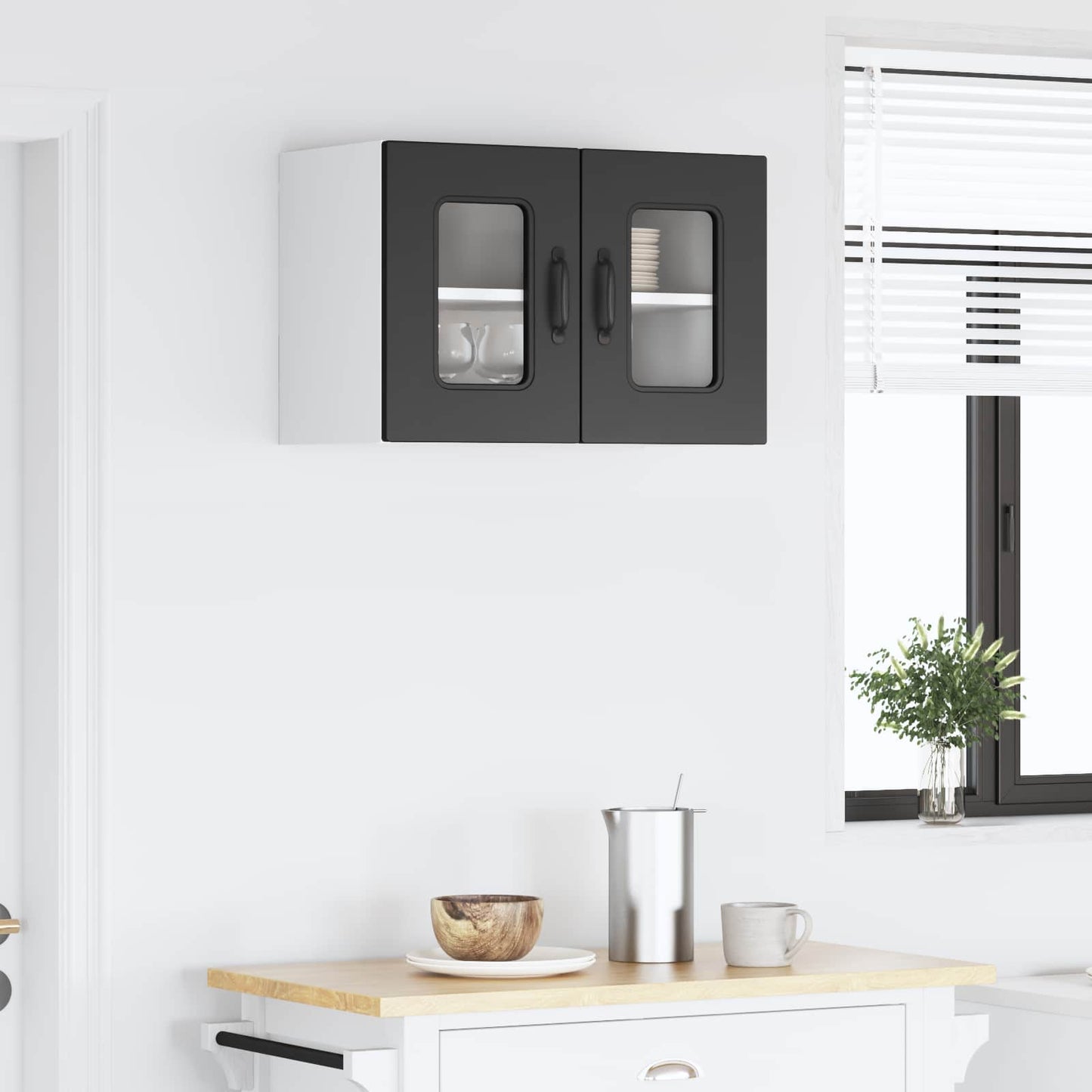 Mosogatógép panel Kalmar Fekete 60 x 31 x 40 cm Szerelt Fa