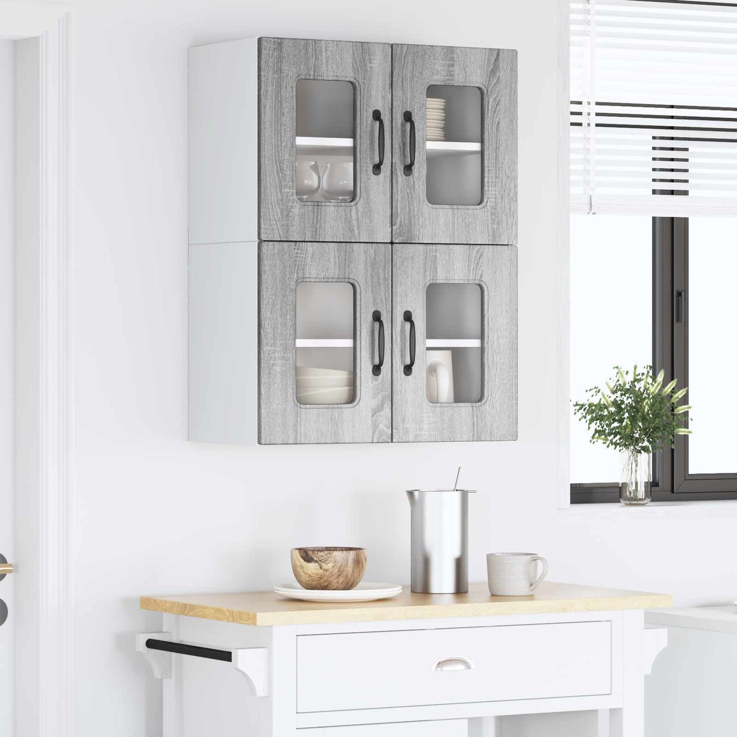 Mosogatógép panel Kalmar 2 pcs Szürke Sonoma 60 x 31 x 40 cm