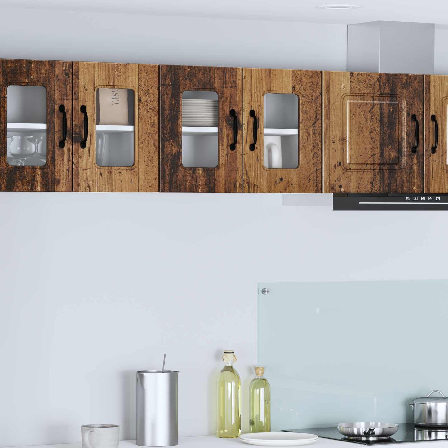 Mosogatógép panel Kalmar Öreg fa 60 x 31 x 40 cm Szerelt Fa
