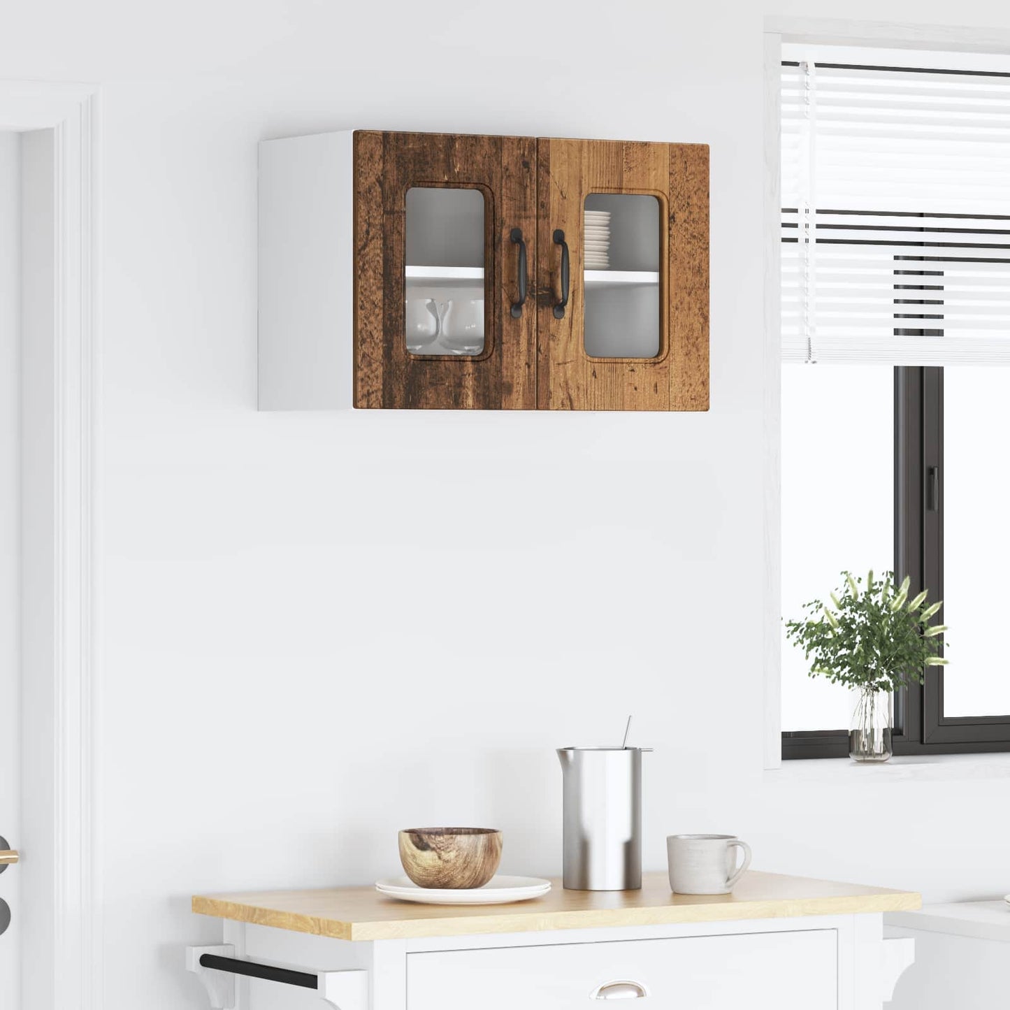 Mosogatógép panel Kalmar 2 pcs Öreg fa Szerelt Fa