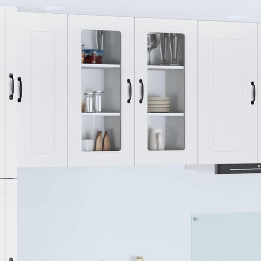 Mosogatógép panel Kalmar 2 pcs Fehér 40 x 31 x 80 cm Faanyag