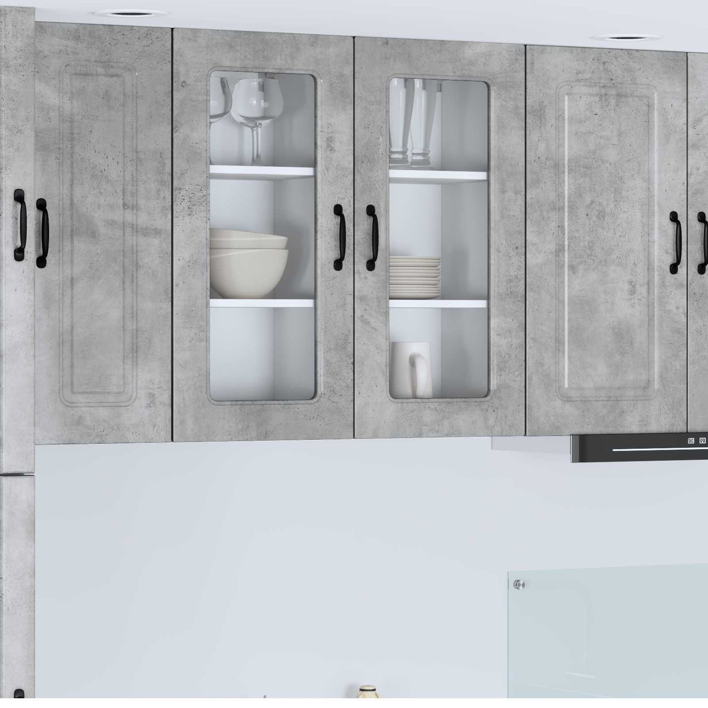 Mosogatógép panel Kalmar Beton Szürke 40 x 31 x 80 cm Faanyag