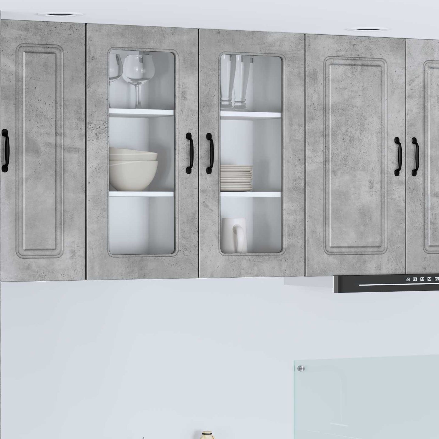 Mosogatógép panel Kalmar 2 pcs Beton Szürke 40 x 31 x 80 cm