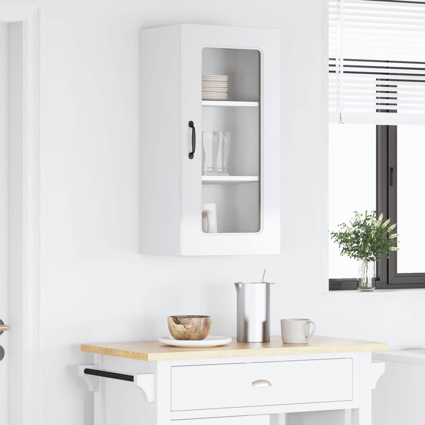 Mosogatógép panel Kalmar Magas Fényű Fehér 40 x 31 x 80 cm