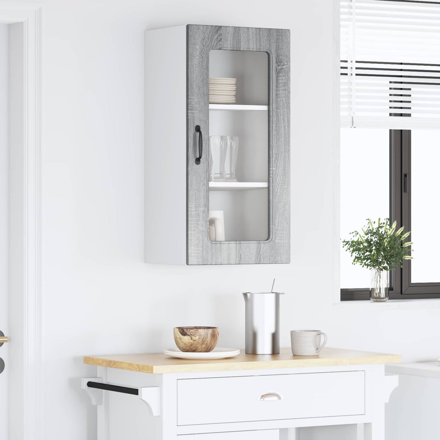 Mosogatógép panel Kalmar Szürke Sonoma 40 x 31 x 80 cm